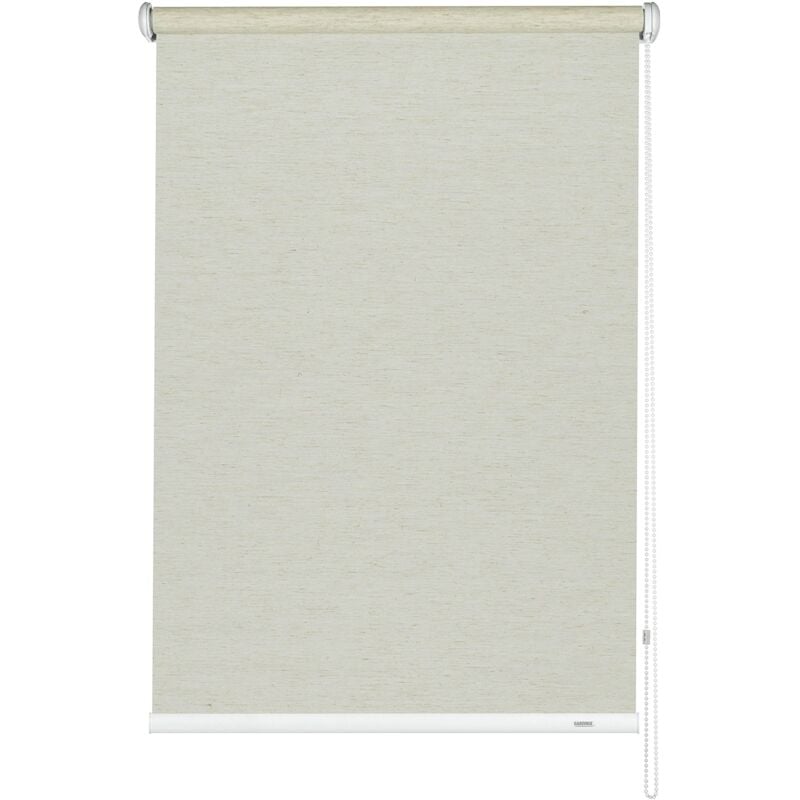 foto del prodotto gardinia 6525142180 tenda a rullo con catenella laterale, tessuto, silvalin naturale, 142 x 180 cm