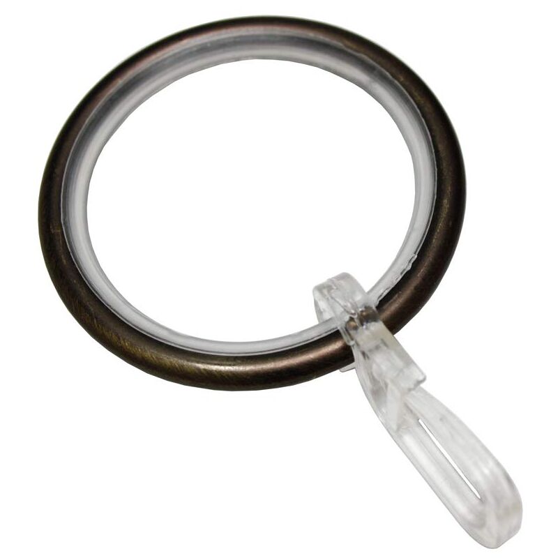 foto del prodotto gardinia anelli per tende, metallo, bronzo, 3.25x4, 10 unit 