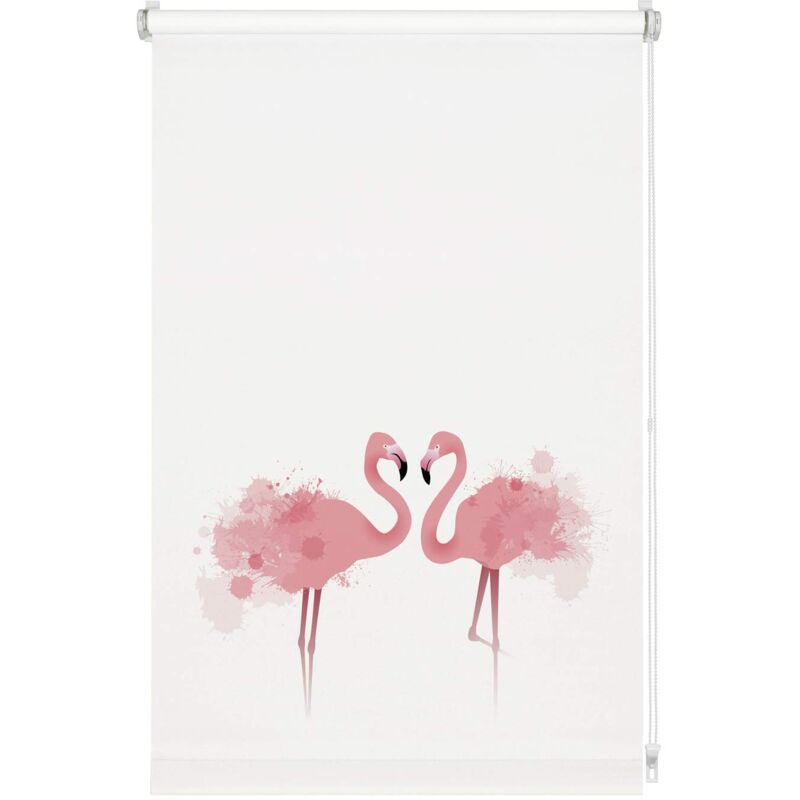 foto del prodotto gardinia easyfix tenda a rullo, per luce diurna, stampa flamingo, 70 x 150 cm, poliestere