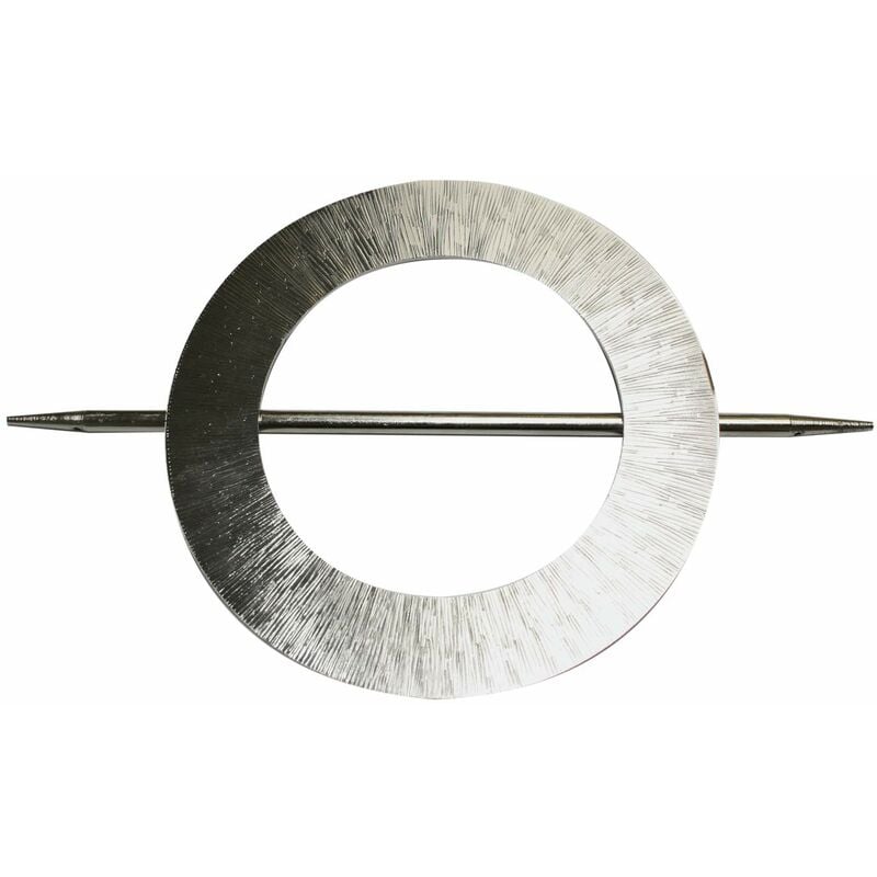 foto del prodotto gardinia fermatenda mars con barretta, per decorare e raccogliere tende e tessuti, dimensione esterna 14,5 cm, metallo, aspetto acciaio inox