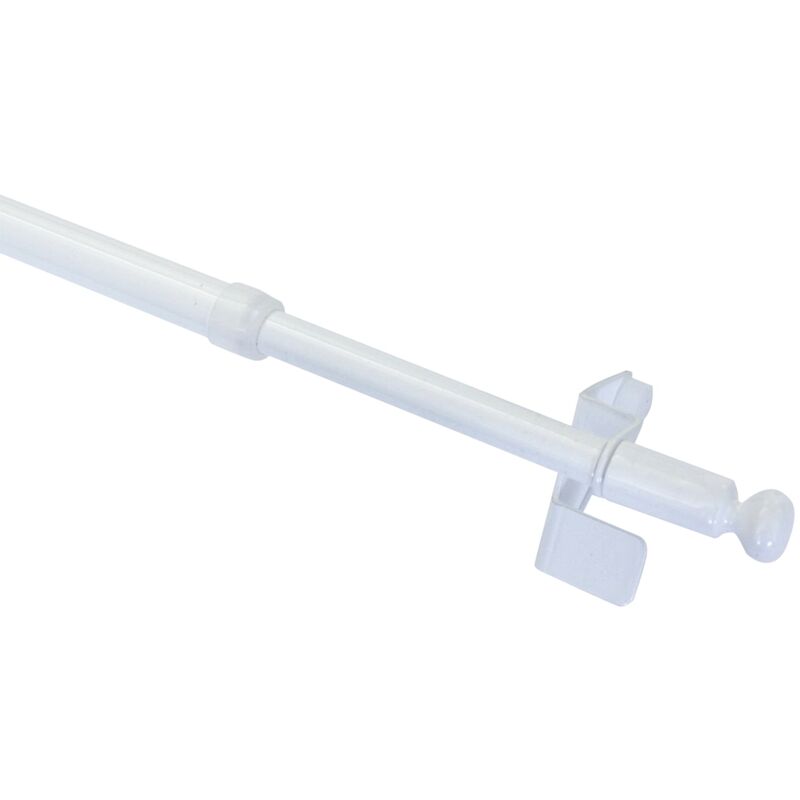 foto del prodotto gardinia morsetto di chiusura, allungabile, assemblaggio senza viti e forature, press go a sfera, diametro 8/10 mm, lunghezza 80-110 cm, metallo,