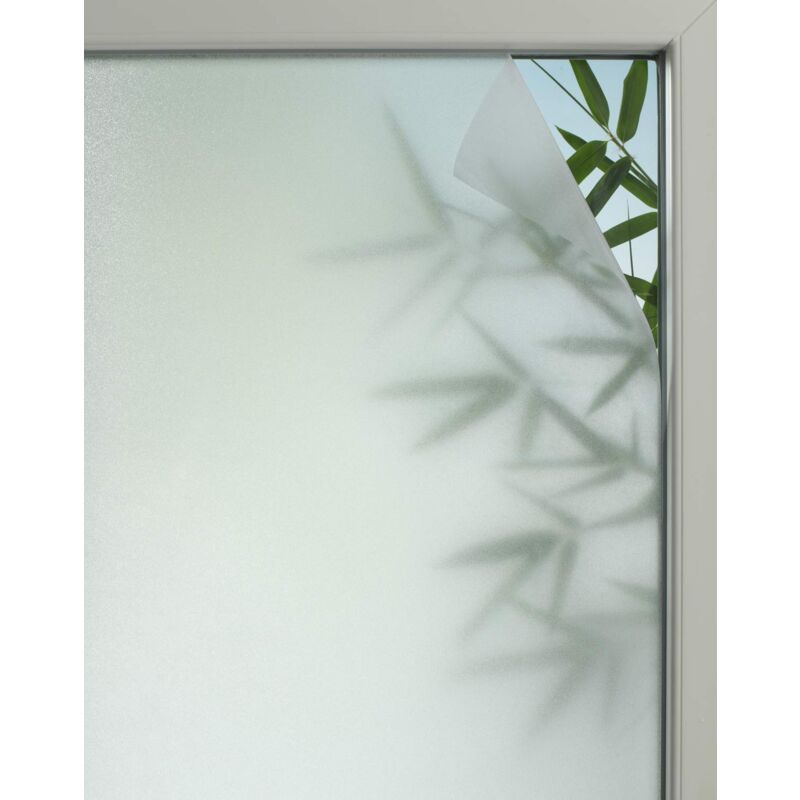foto del prodotto gardinia pellicola per finestre ad adesione statica, privacy 50, traslucido, tagliabile su misura, 100 pvc, 45 x 150 cm, semi trasparente
