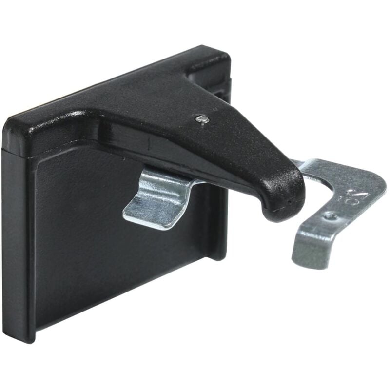 foto del prodotto gardinia set di supporti adesivi per veneziane, supporti da montare sull anta della finestra, 2 pezzi, plastica metallo, nero