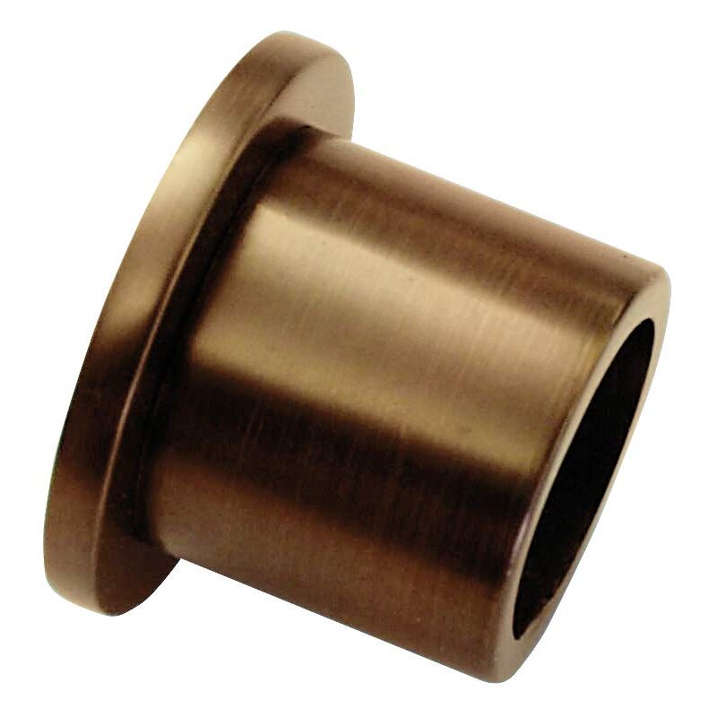 foto del prodotto gardinia supporto da parete per tende da 25 mm, in acciaio, colore bronzo, steel