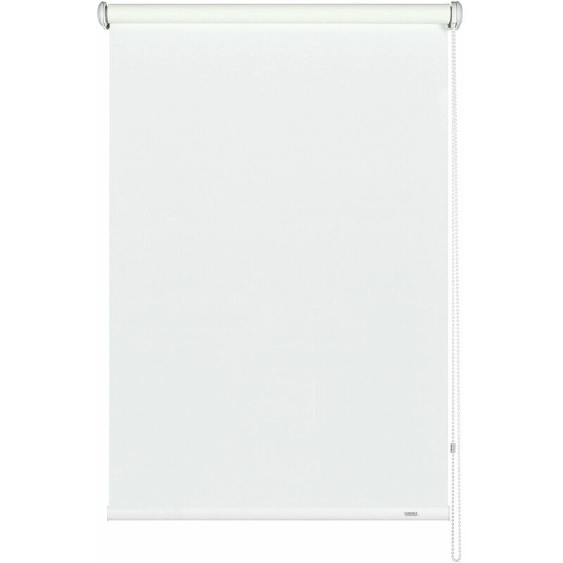 foto del prodotto gardinia tenda a rullo con catenella laterale, installazione a parete, soffitto o nicchia, trasparente, opaca, kit di montaggio incluso, bianco,