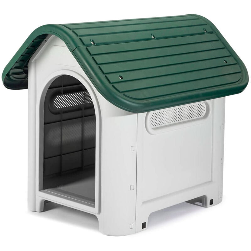 foto del prodotto gardiun cuccia per cane di piccola taglia kira 75x59x66 cm fabbricata in resina colore beige verde