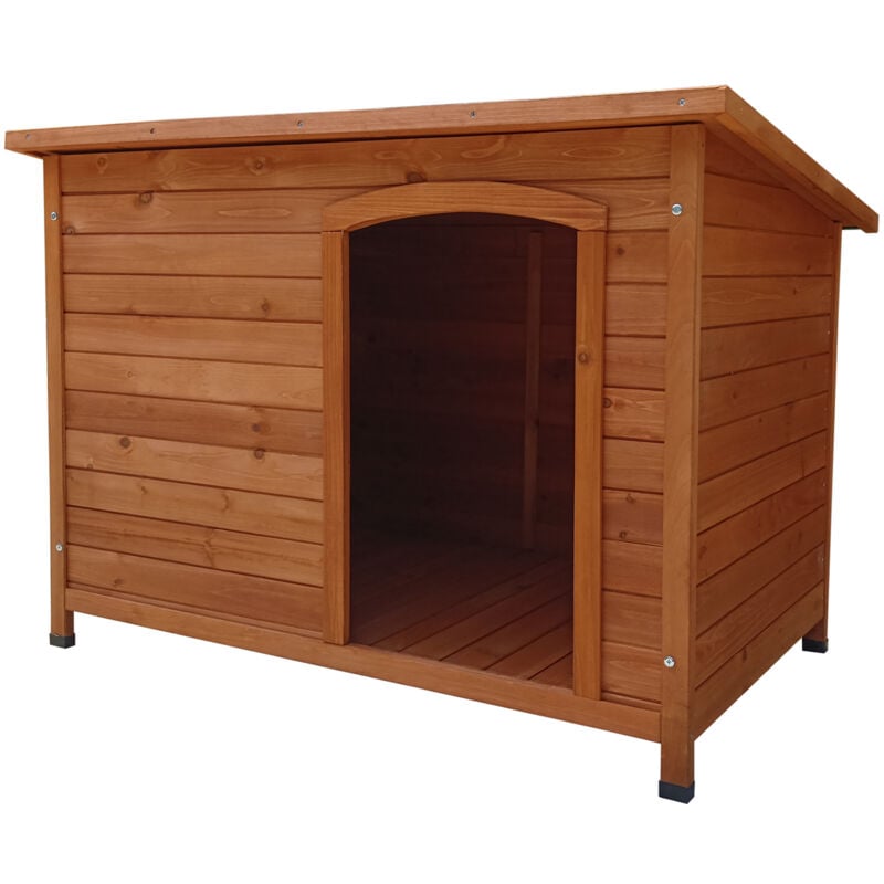 immagine 0 del prodotto gardiun cuccia per cani di grande taglia in legno lupy 76x116x82 cm con tetto a 1 falda e tetto in bitume