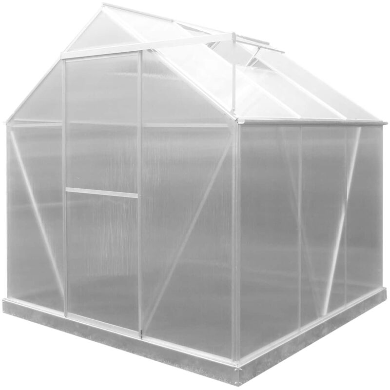 foto del prodotto gardiun serra lunada policarbonato alluminio 3 moduli 3,63 m 188x193x190 cm con base