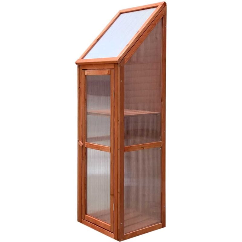 foto del prodotto gardiun serra wooden iii 35x41x132 cm in legno e policarbonato