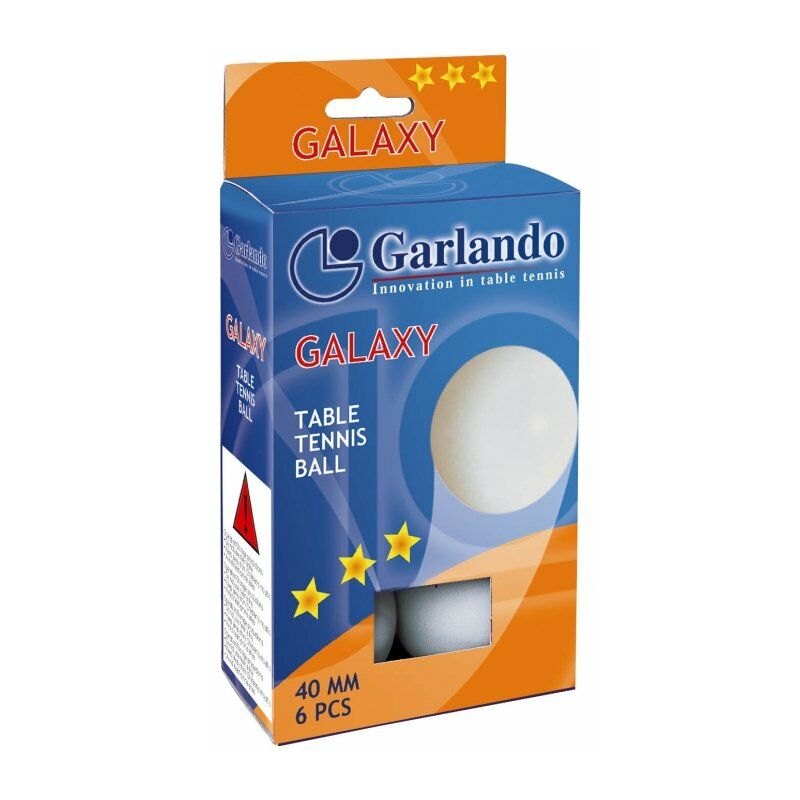 foto del prodotto garlando 6 palline galaxy 3 stelle ping pong