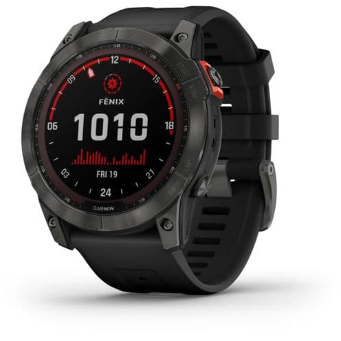 foto del prodotto garmin fenix 7x solar nero/grigio ardesia