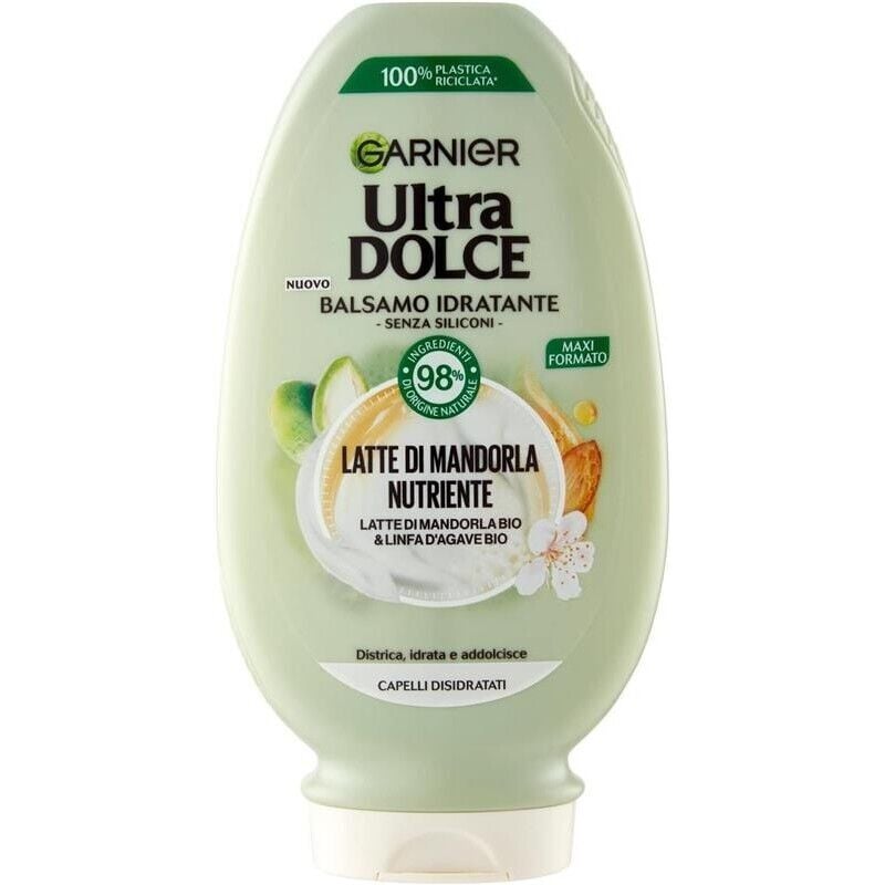 foto del prodotto garnier ultra dolce balsamo in formato da 300 ml al latte di mandorla nutriente