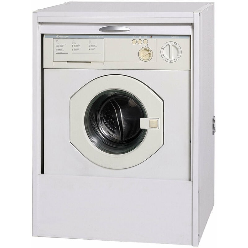 foto del prodotto garofalo mobile armadio coprilavatrice a serrandina in plastica resina l67xp59xh91cm