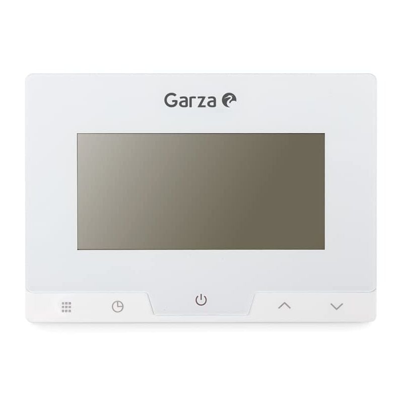 foto del prodotto garza cronotermostato digitale programmabile per caldaia e riscaldamento, cronotermostato touch controller di temperatura., bianco, 20 x 80 x 120