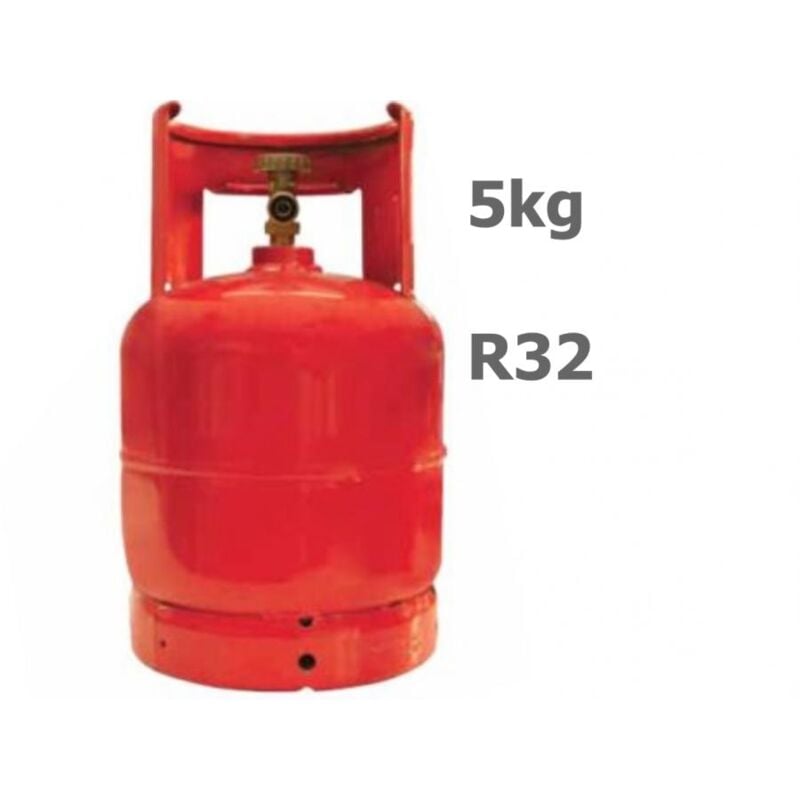 foto del prodotto gas climatizzatore refrigerante r32 bombola da 5kg made in italy ricaricabile