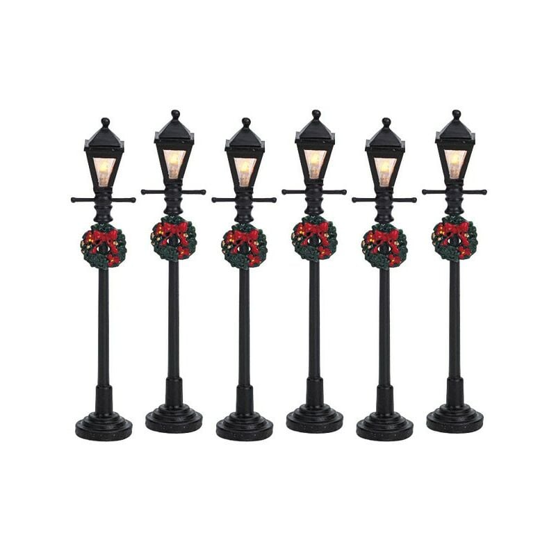 foto del prodotto gas lantern street lamp set of 6 cod. 64499