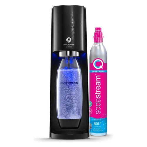 foto del prodotto gasatore sodastream 1012911441 e terra elettrico black