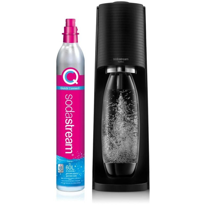 foto del prodotto gasatore sodastream terra nero