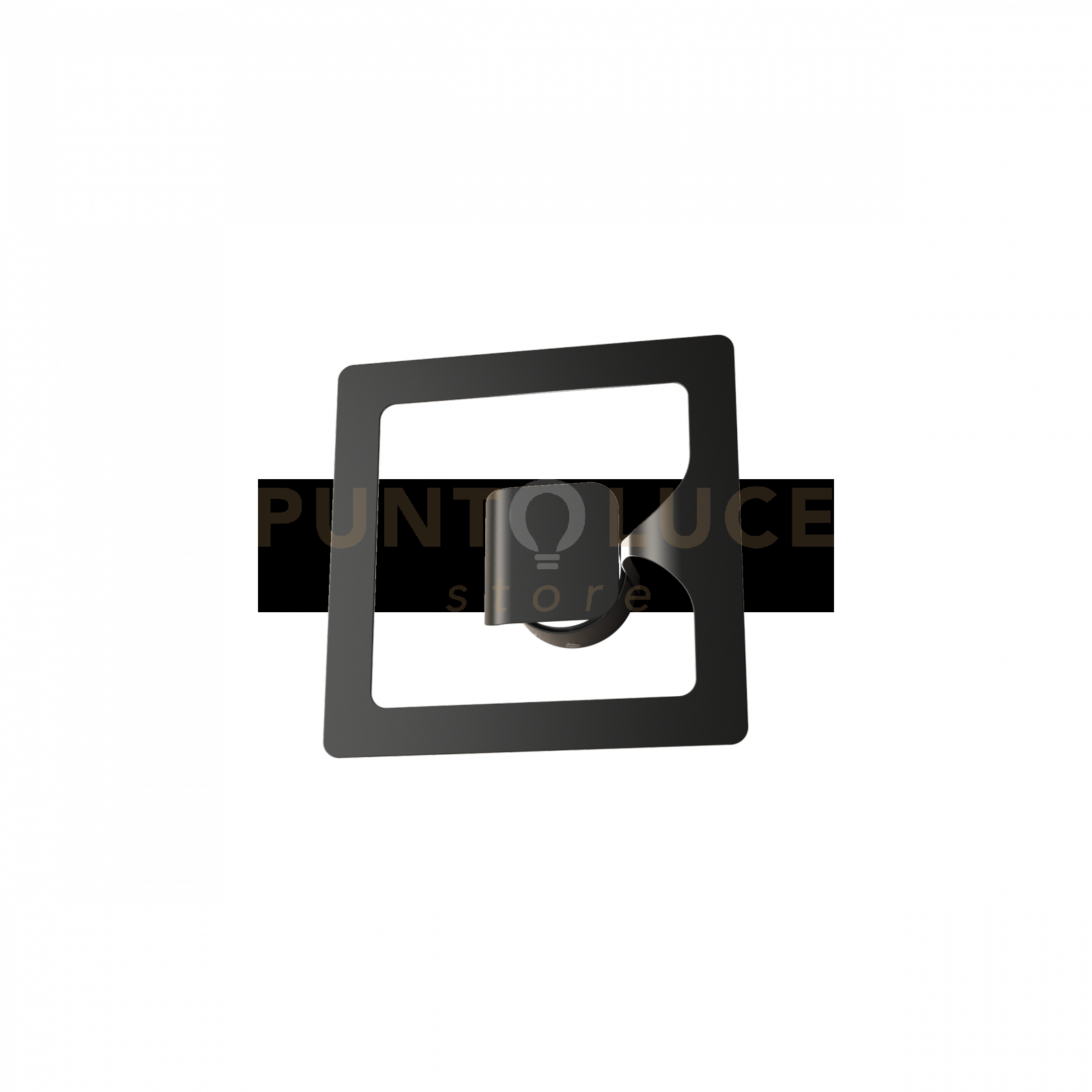 foto del prodotto gasoline applique-plafoniera 1 luce nero 1171-1-ne