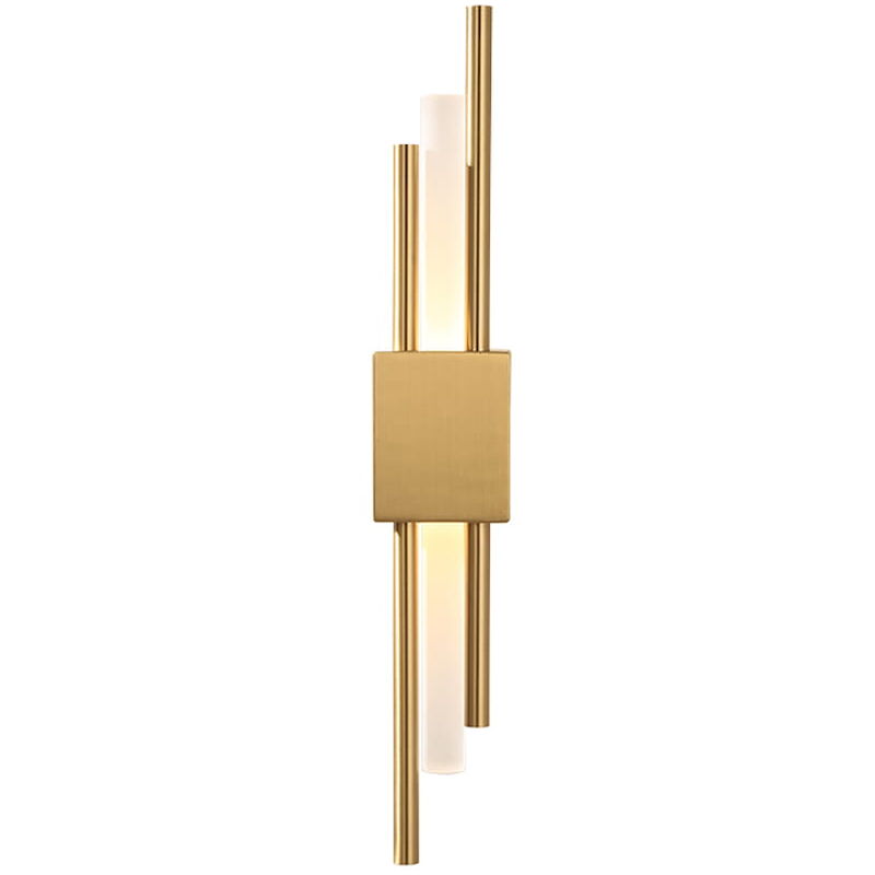 foto del prodotto gaston lampada da parete moderna a led oro 50cm