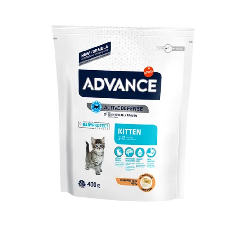 foto del prodotto gatto advance 400gr kitten pollo