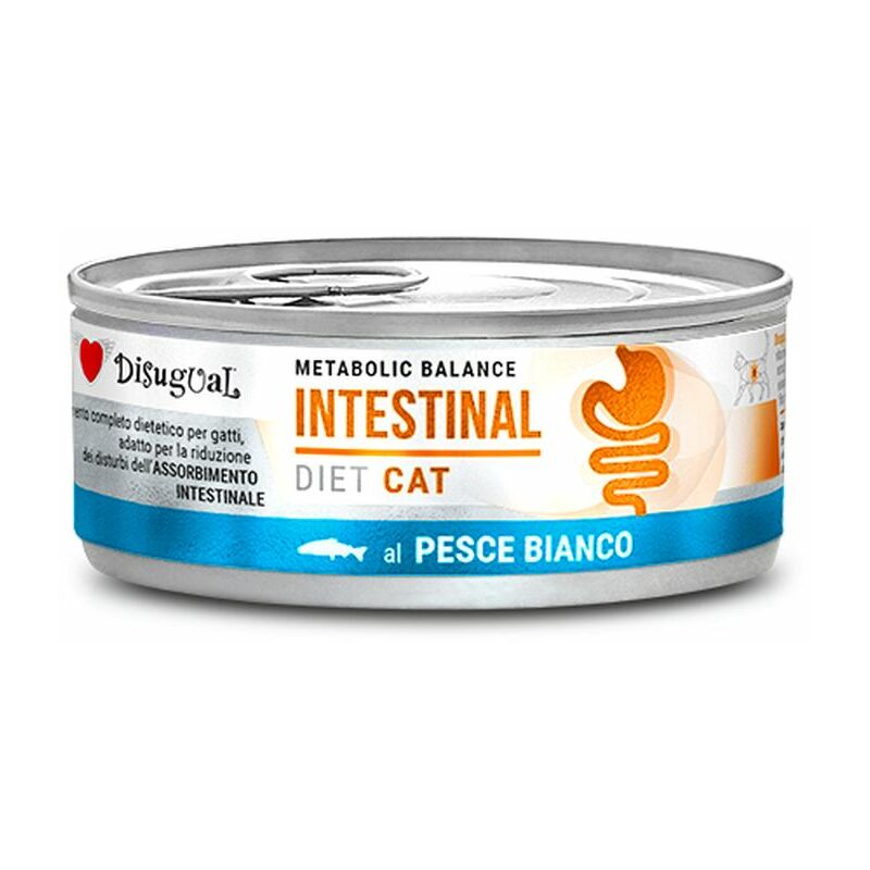 foto del prodotto gatto dieta intestinal 85gr pesce bianco disugual