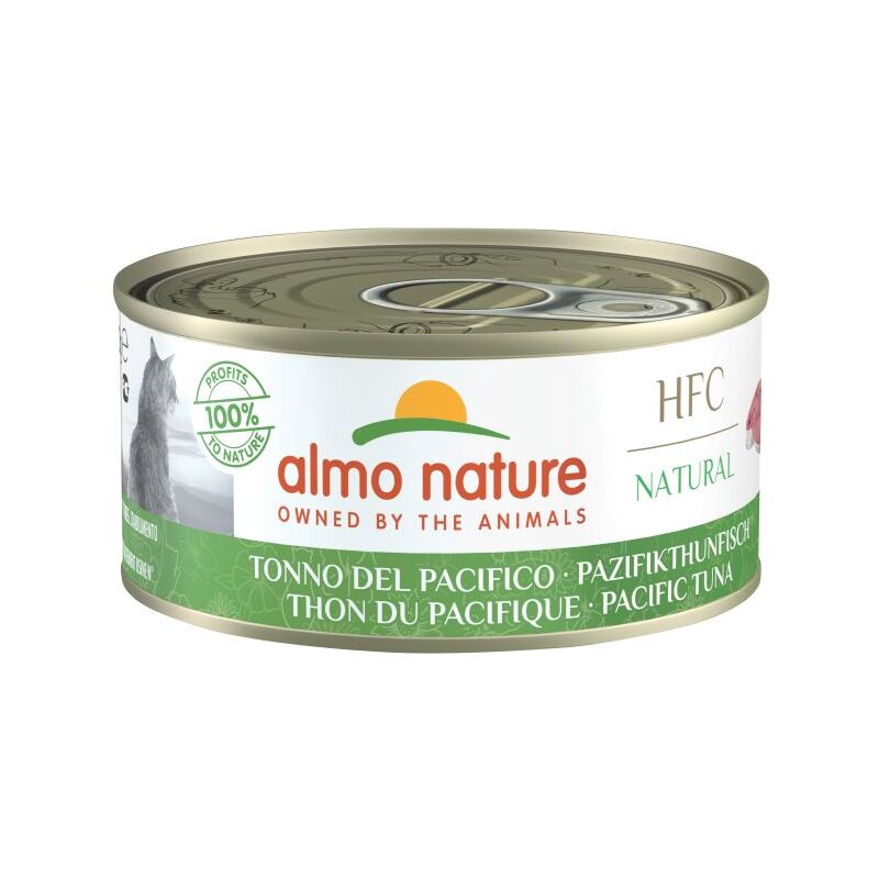 foto del prodotto gatto hfc natural 150gr tonno del pacifico almo nature