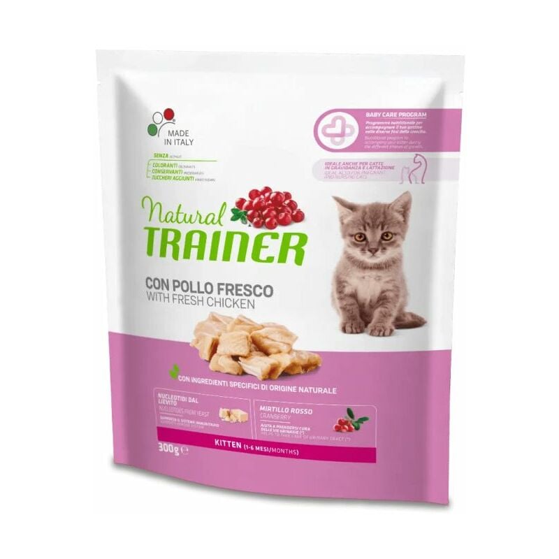 foto del prodotto gatto kitten 300gr pollo trainer