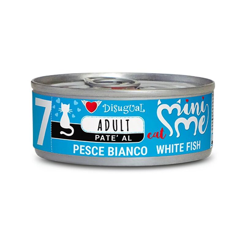 foto del prodotto gatto mini me adult 85gr 07 pesce bianco disugual