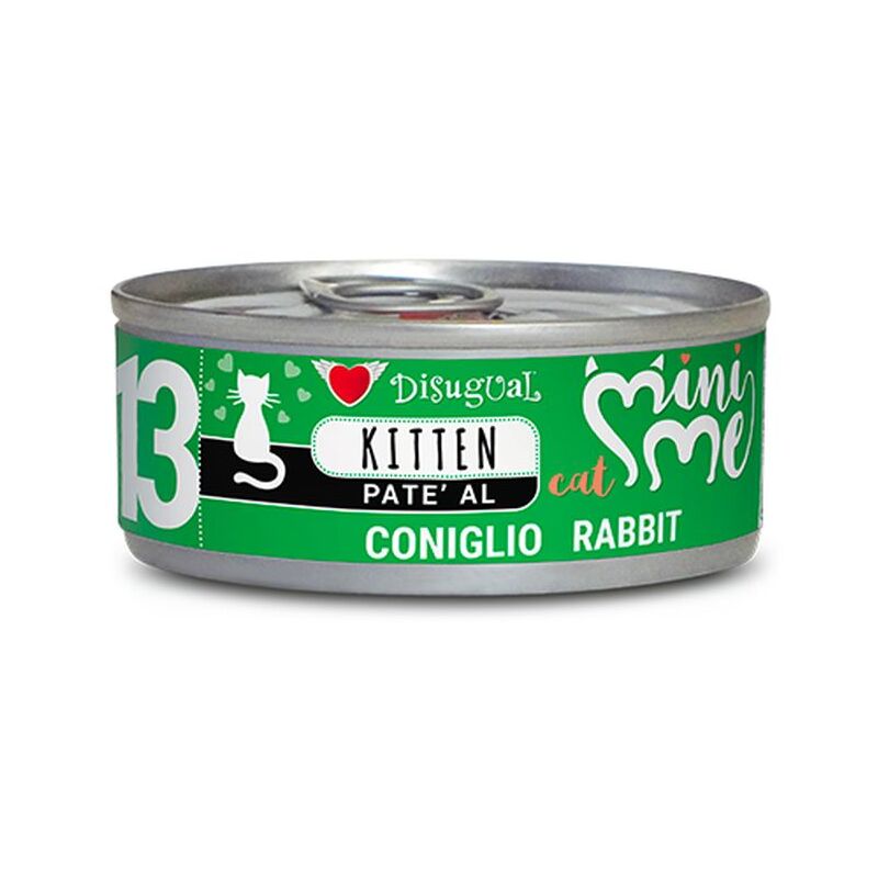 foto del prodotto gatto mini me kitten 85gr 13 coniglio disugual