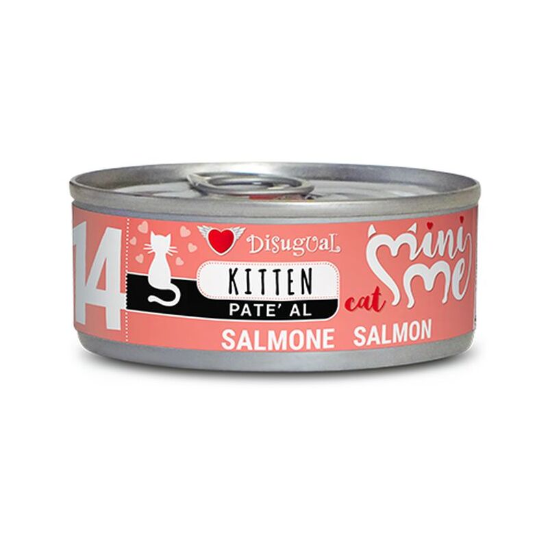 foto del prodotto gatto mini me kitten 85gr 14 salmone disugual