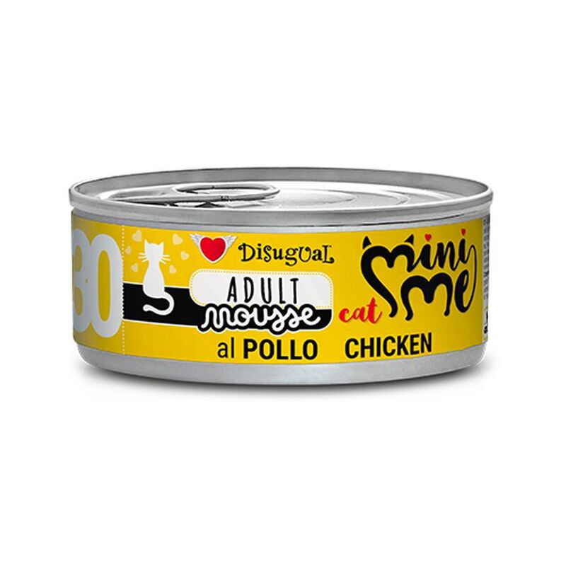 foto del prodotto gatto mini me mousse 85gr 30 pollo disugual