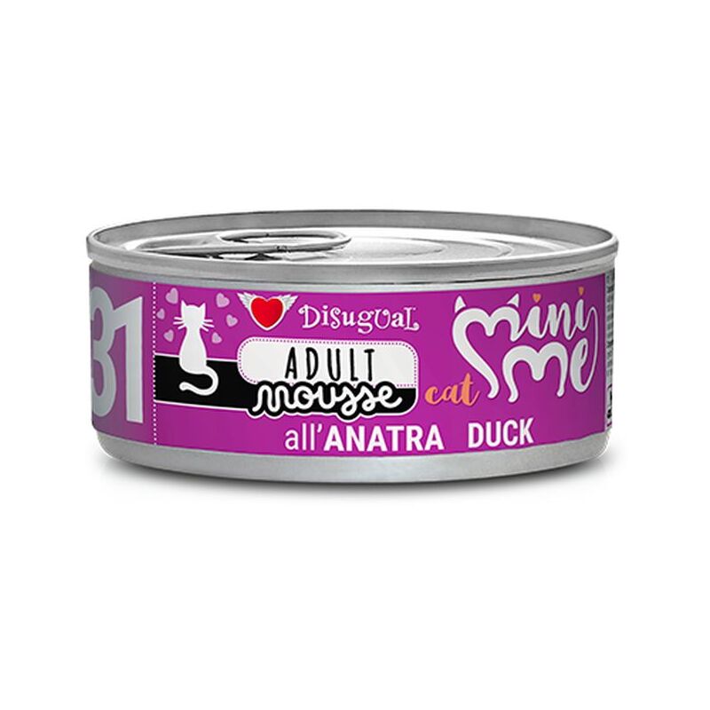 foto del prodotto gatto mini me mousse 85gr 31 anatra disugual