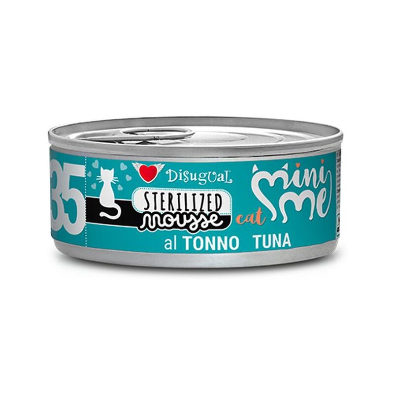 foto del prodotto gatto mini me mousse 85gr 35 sterilizd tonno disugual