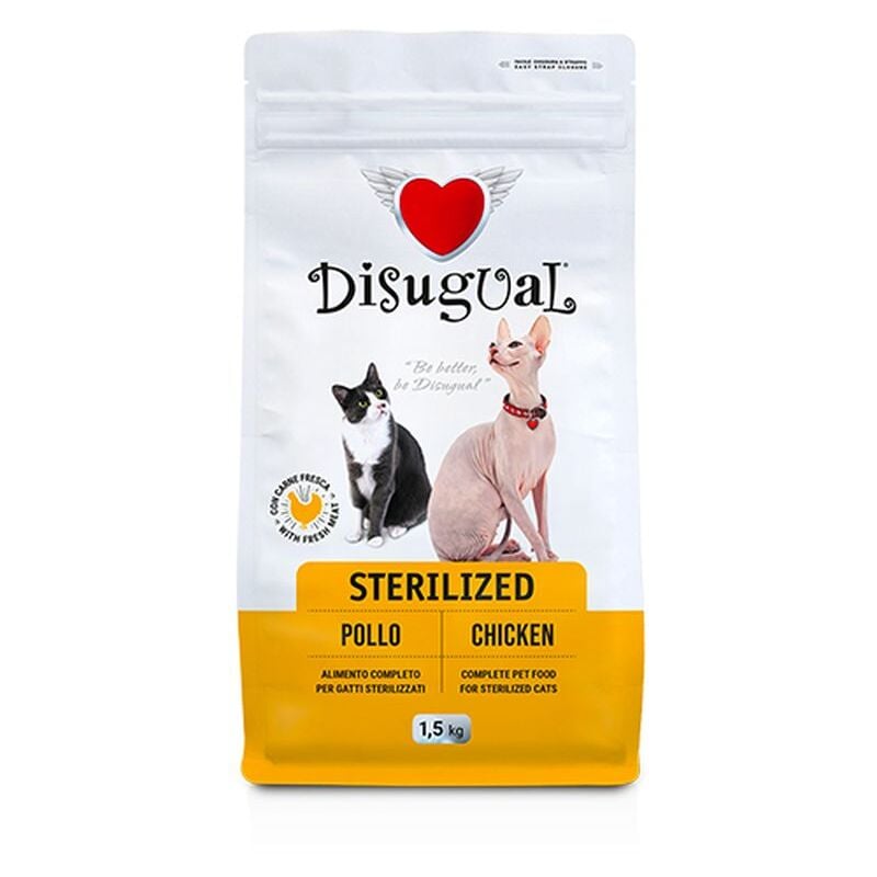 foto del prodotto gatto sterilized 1,5 kg pollo disugual