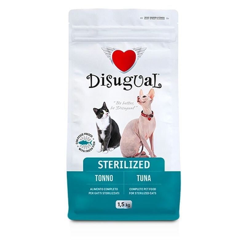 foto del prodotto gatto sterilized 1,5 kg tonno disugual