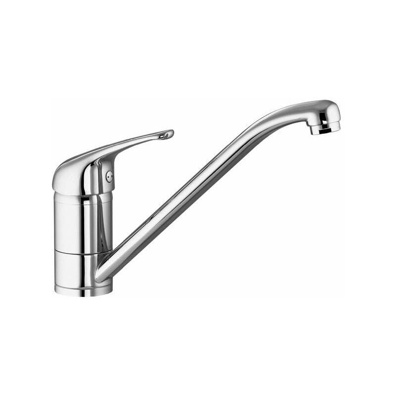 foto del prodotto gattoni rubinetteria miscelatore cucina canna bassa orientabile gattoni pesci 5610156 cromo cromo