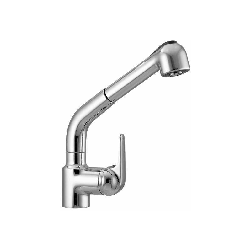 foto del prodotto gattoni rubinetteria miscelatore lavello cucina canna alta gattoni pesci 60140 cromo cromo