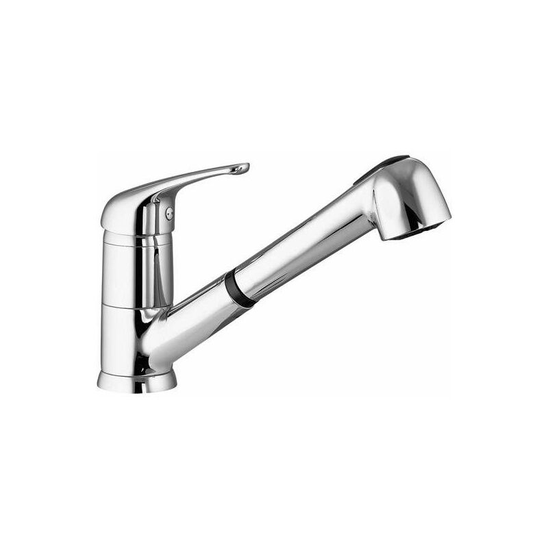foto del prodotto gattoni rubinetteria miscelatore lavello cucina doccia estraibile gattoni pesci 5612256 cromo cromo