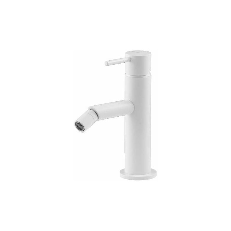 foto del prodotto gattoni rubinetteria miscelatore per bidet bianco opaco gattoni easy 2352 23bo bianco opaco senza piletta di scarico