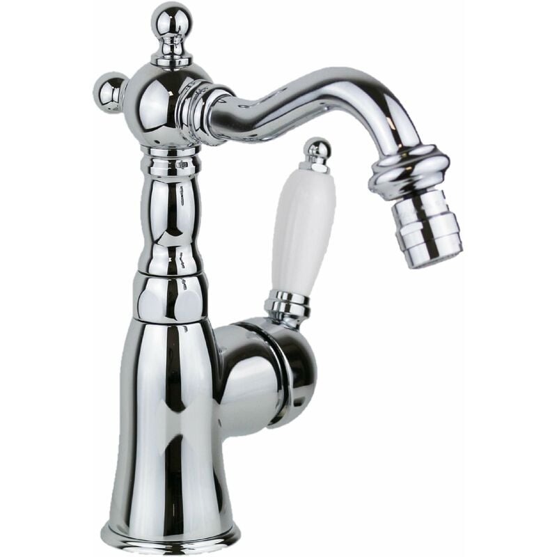 foto del prodotto gattoni rubinetteria miscelatore per bidet stile retr in colore cromo gattoni orta 2752 27c0.old cromo senza piletta di scarico