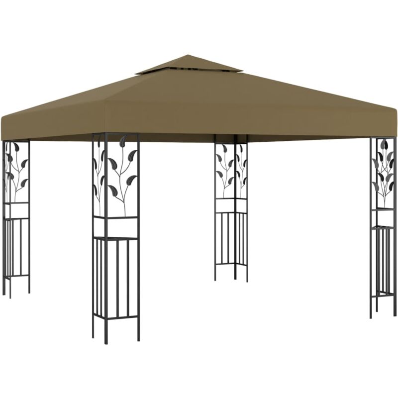 foto del prodotto gazebo 3x3 m grigio talpa 180 g m vidaxl