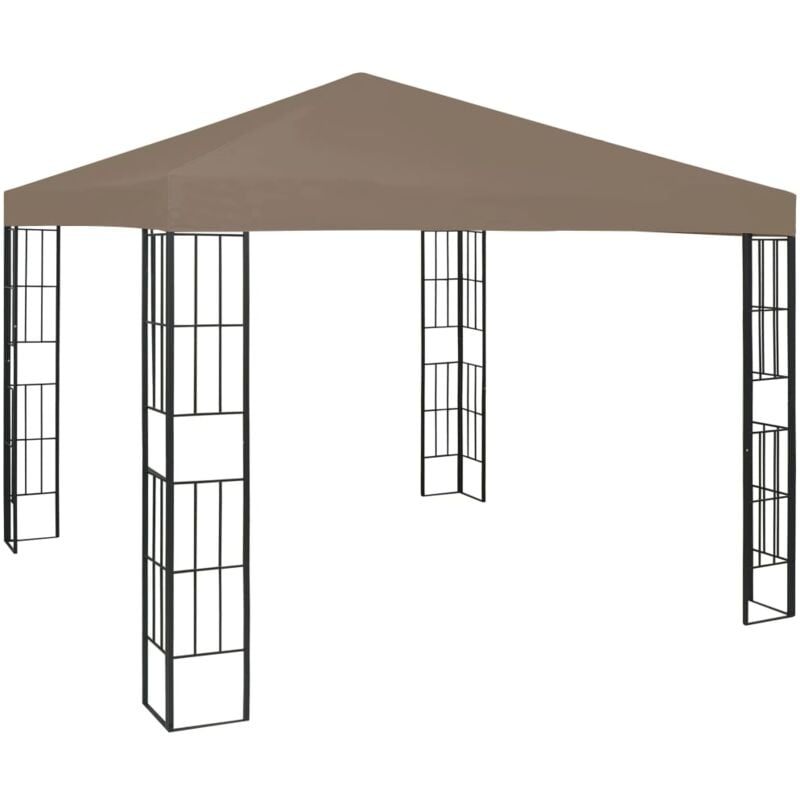 foto del prodotto gazebo 3x3 m grigio talpa