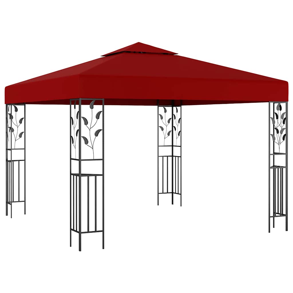 foto del prodotto gazebo 3x3 m rosso vino