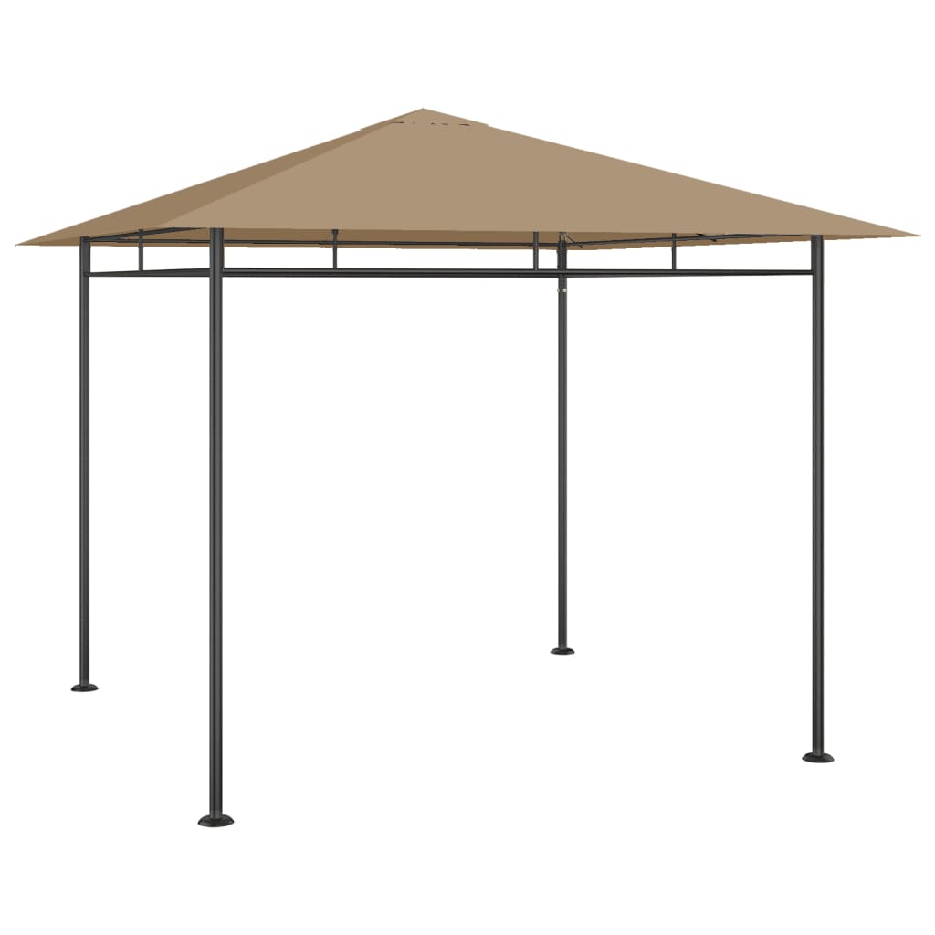 foto del prodotto gazebo 3x3x2,7 m grigio talpa 180 g m 