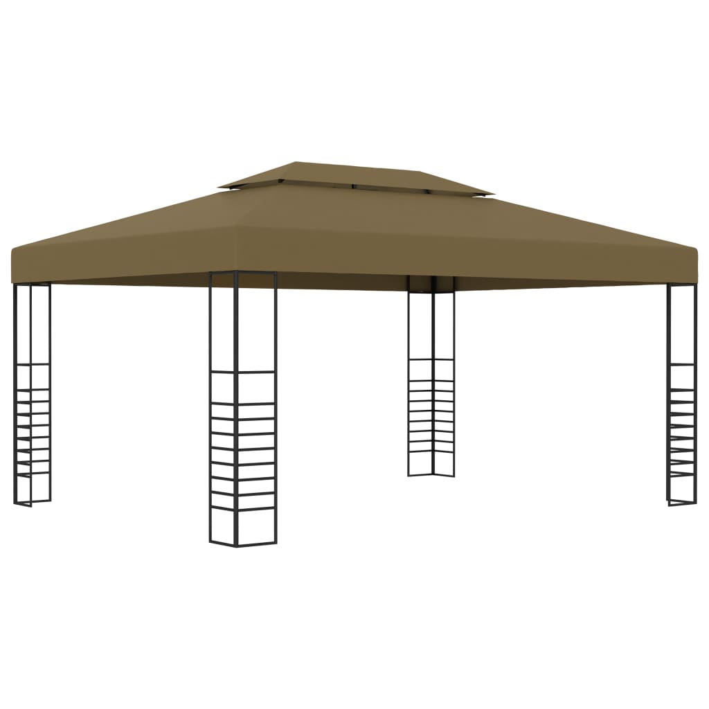 foto del prodotto gazebo 3x4 m grigio talpa 180 g/mâ² cod mxl 57109