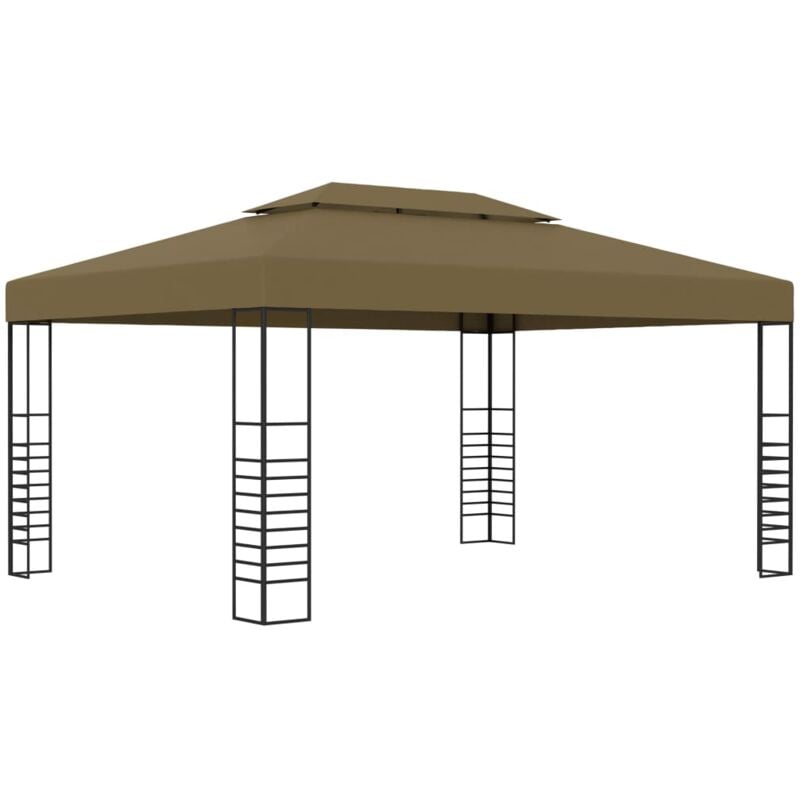 foto del prodotto gazebo 3x4 m grigio talpa 180 g m vidaxl
