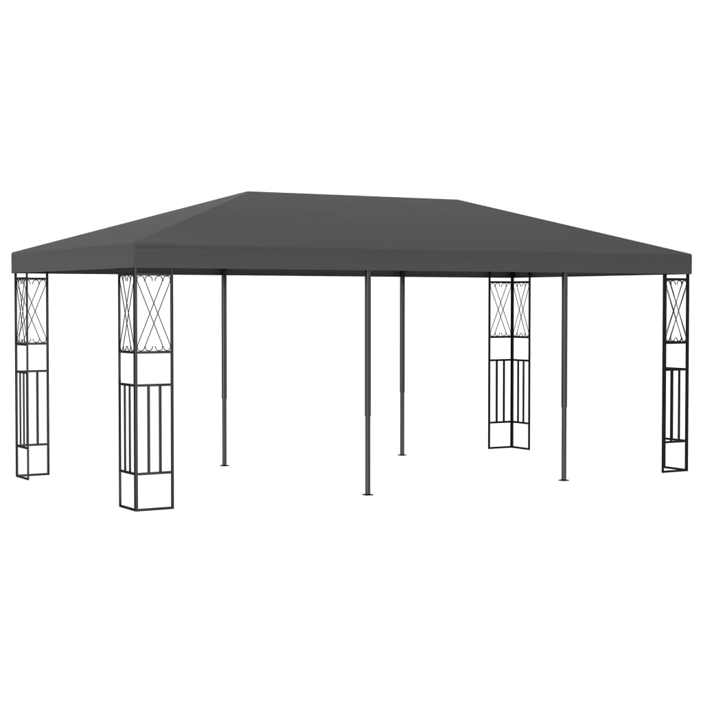 foto del prodotto gazebo 3x6 m antracite in tessuto cod mxl 54688