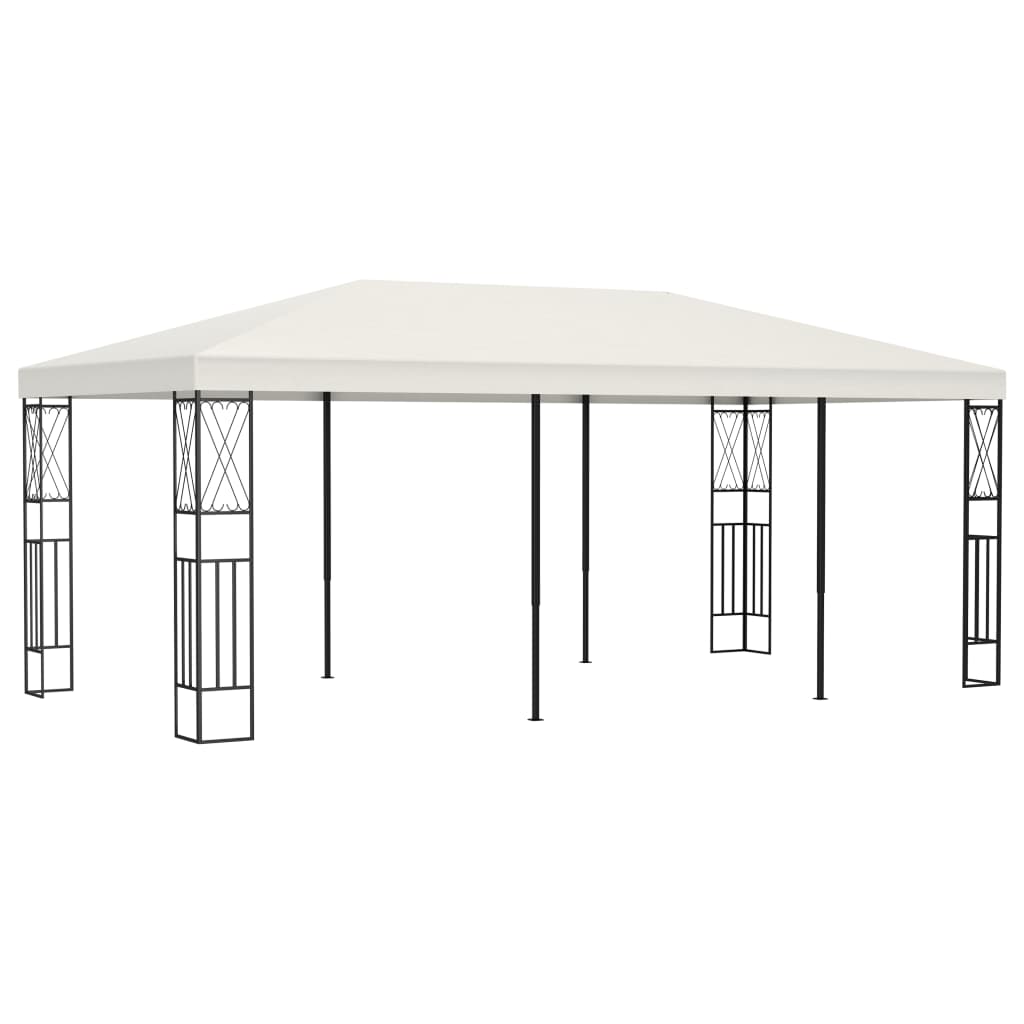 foto del prodotto gazebo 3x6 m crema in tessuto vidaxl