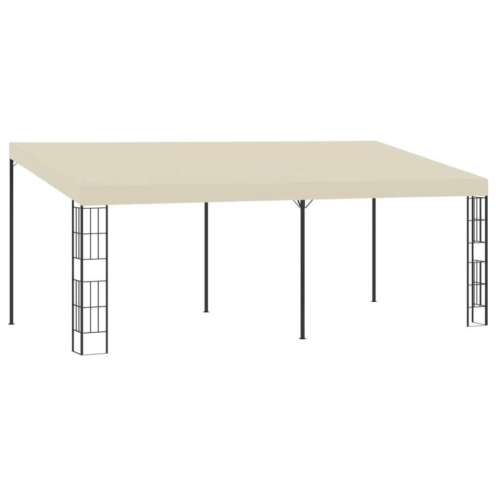foto del prodotto gazebo a parete 3x6 m crema in tessuto vidaxl